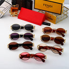 New curved nylon high-definition lens sunglasses, half-frame design shows elegance