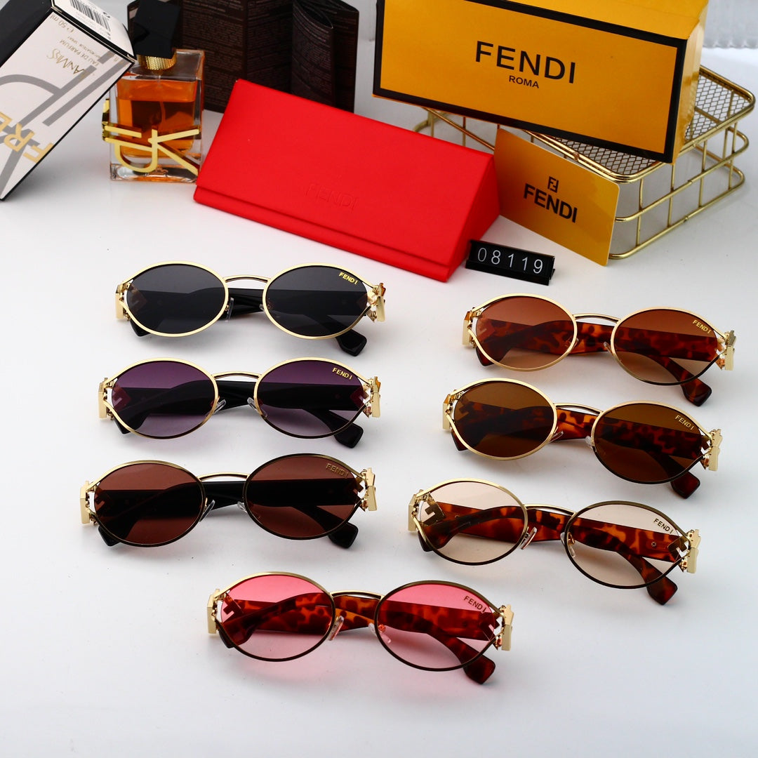 New curved nylon high-definition lens sunglasses, half-frame design shows elegance