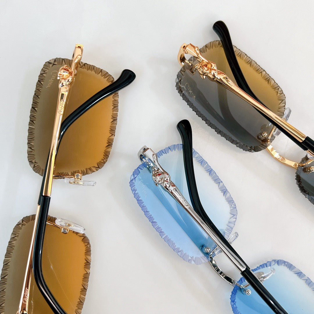 2025 new diamond-cut sunglasses, no UV discoloration