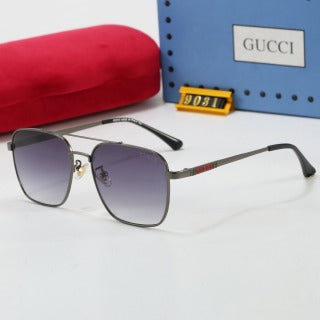 6-color full frame HD lens metal thin frame sunglasses 9031