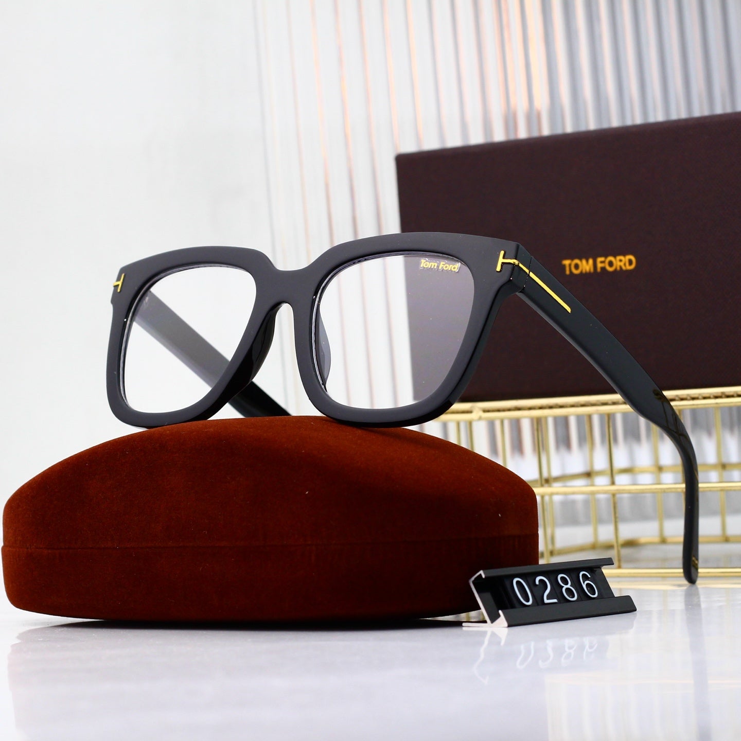 8-color blue light flat mirror HD lens full frame design sunglasses 0286