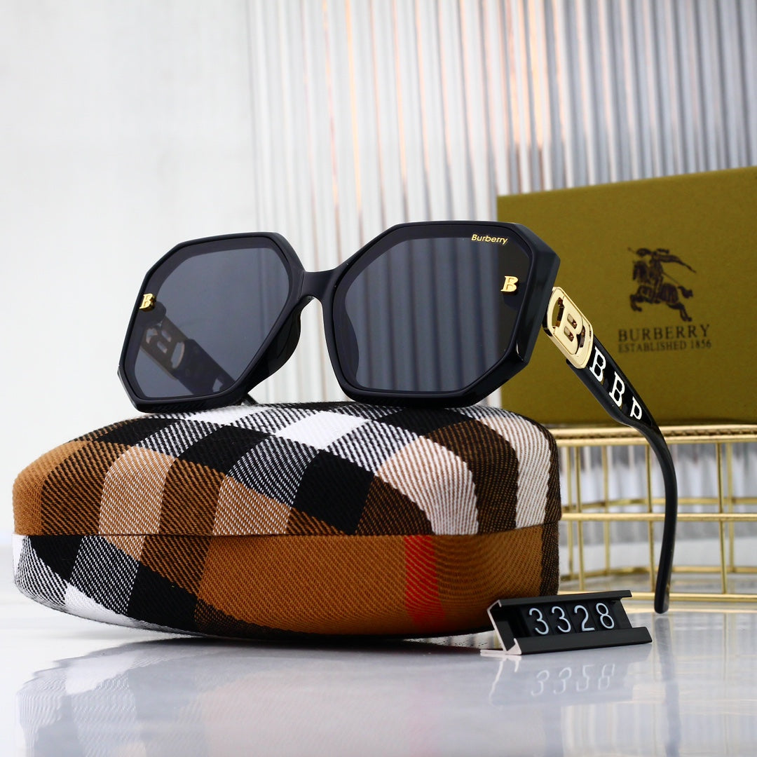 6 colors new prismatic high-definition lens full frame design sunglasses 3328