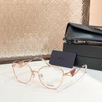 Frameless Metal Transparent Sunglasses