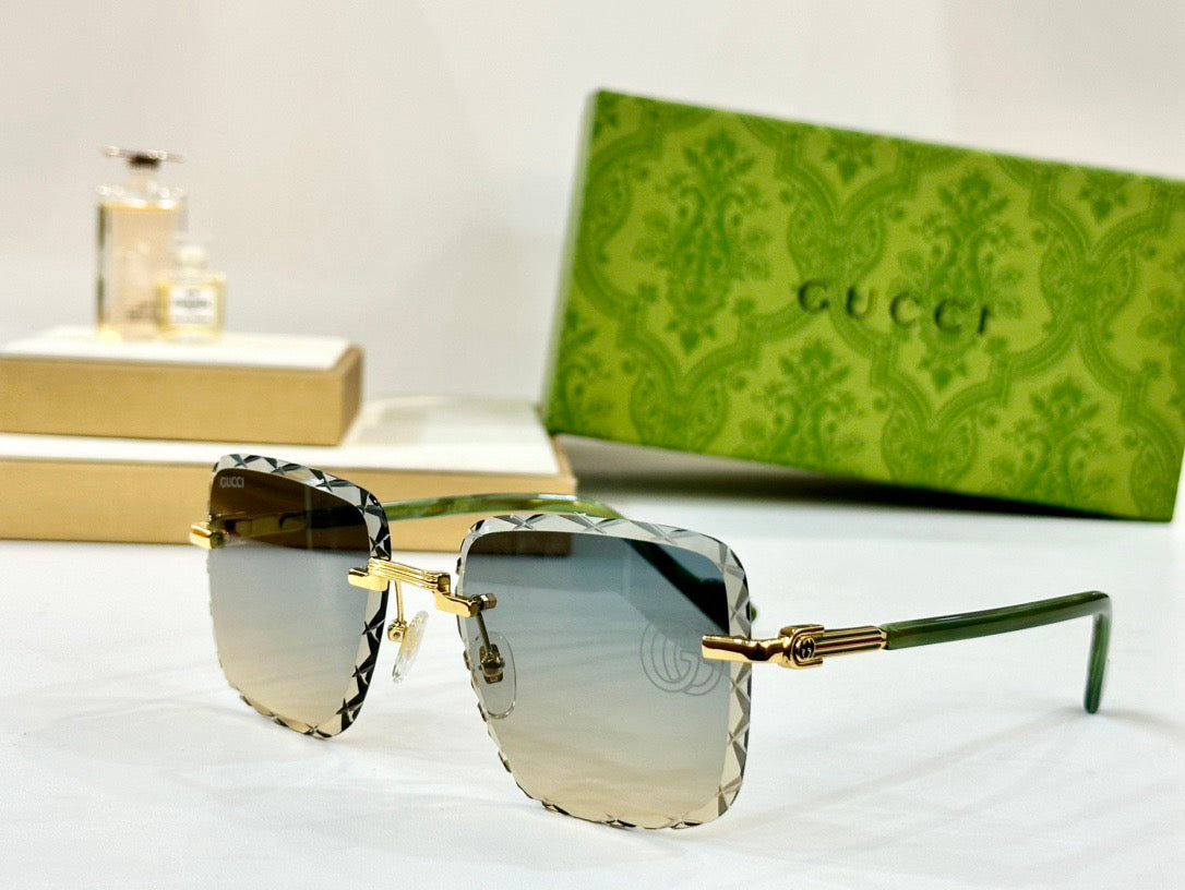 New rimless cut lens sunglasses