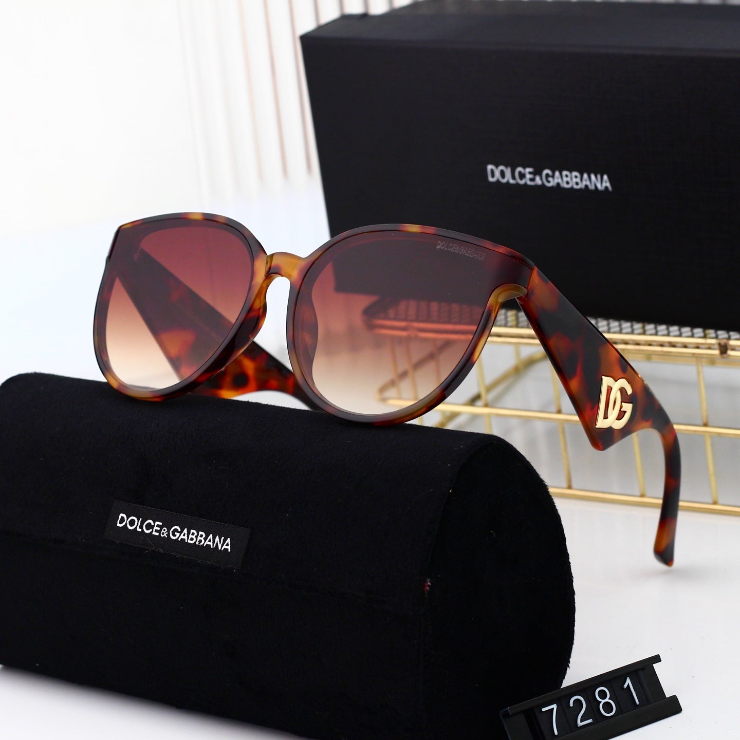HD lens full frame sunglasses 7281