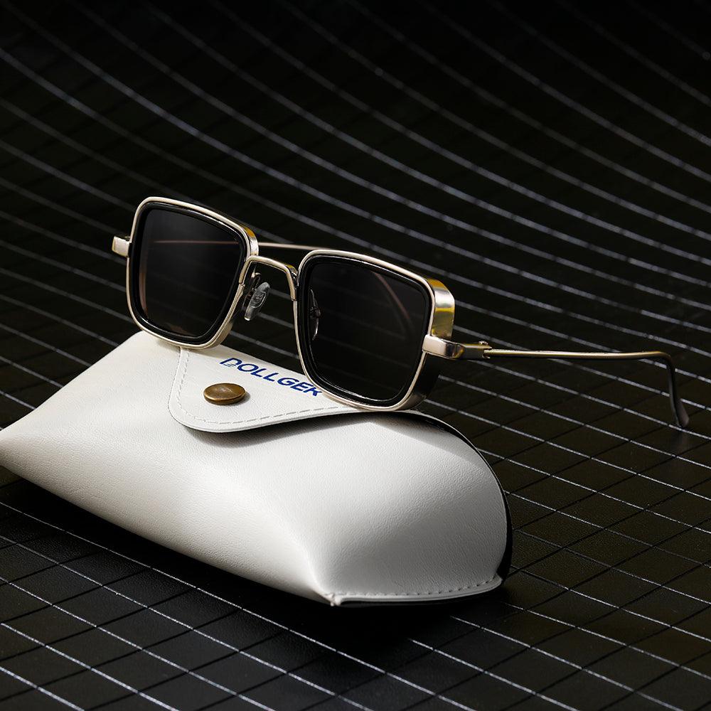 Dollger Metal Square Frame Sunglasses