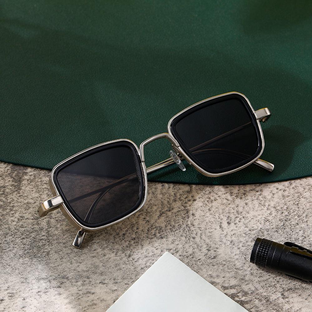 Dollger Metal Square Frame Sunglasses