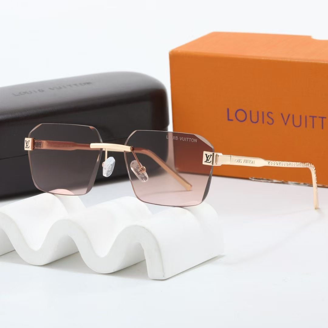 7 colors frameless new metal sunglasses