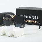 Half frame metal sunglasses