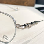 New transparent metal sunglasses