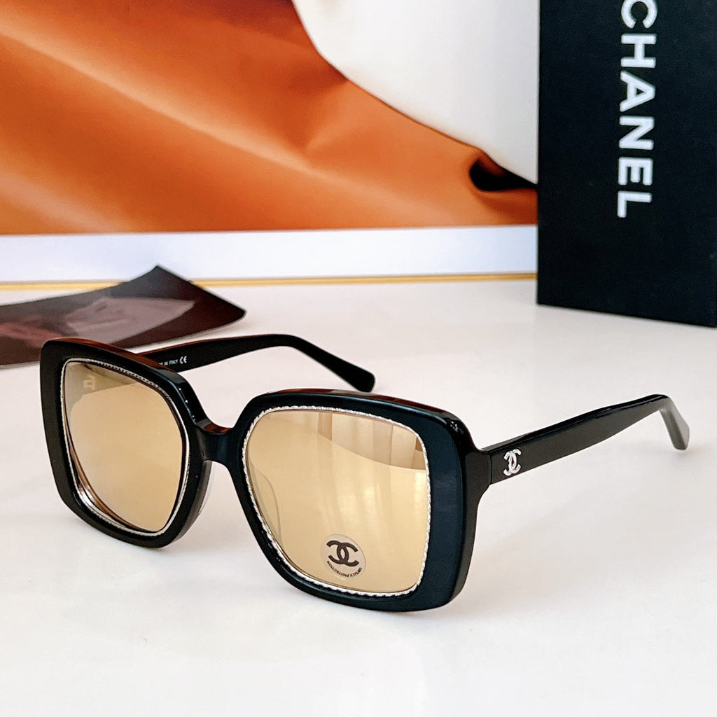 Square anti-glare sunglasses
