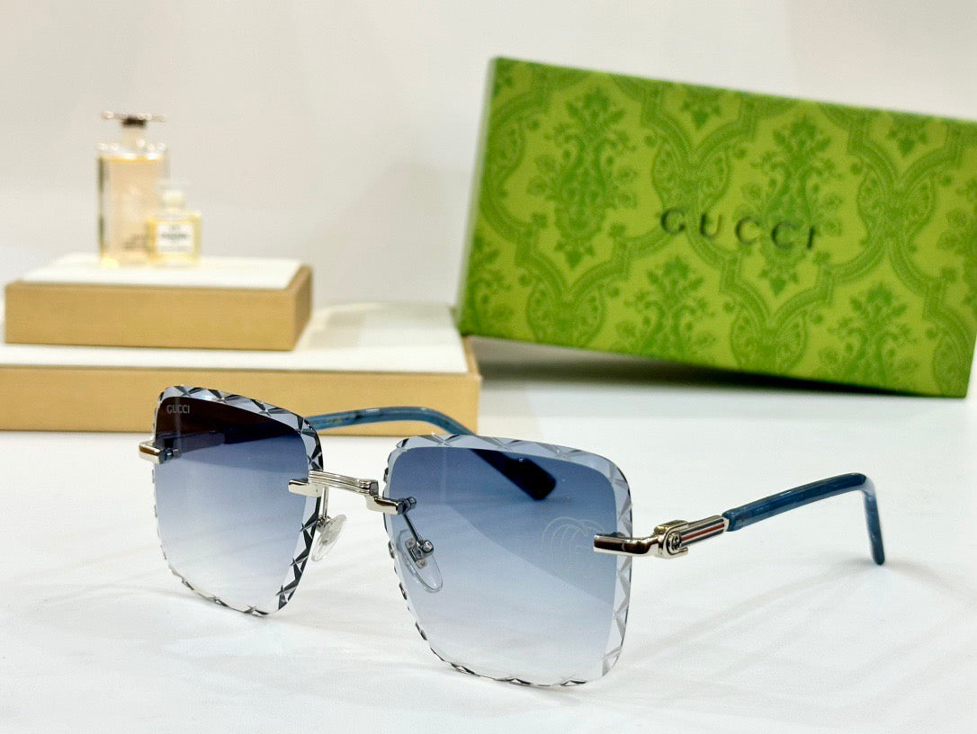 New rimless cut lens sunglasses