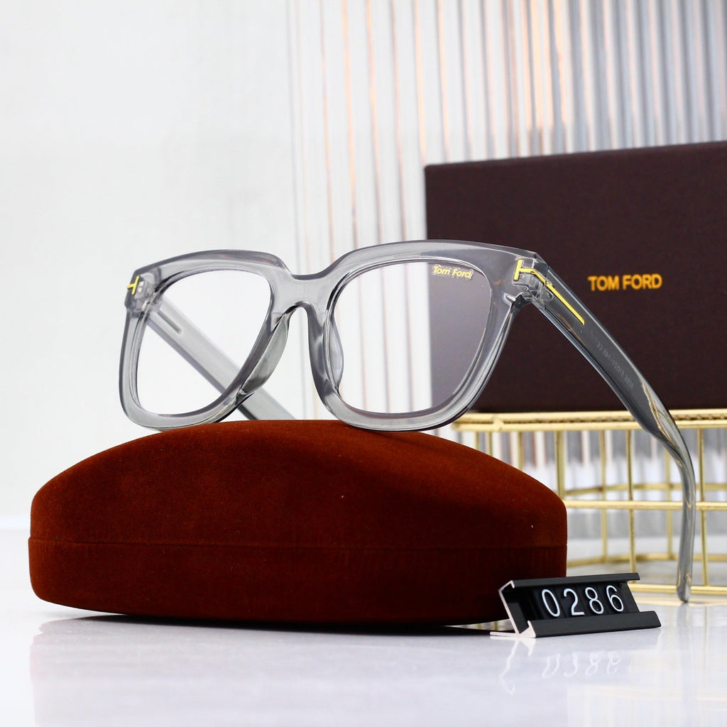 8-color blue light flat mirror HD lens full frame design sunglasses 0286