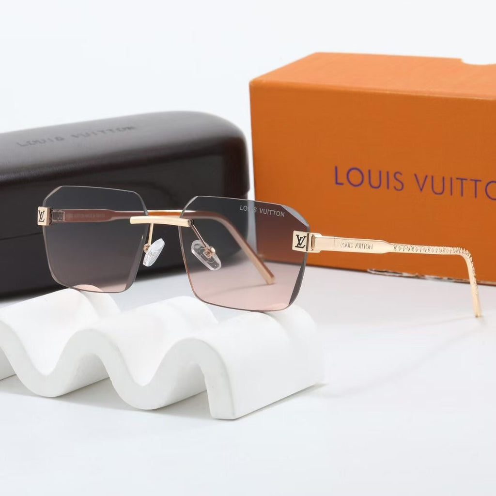 7 colors frameless new metal sunglasses