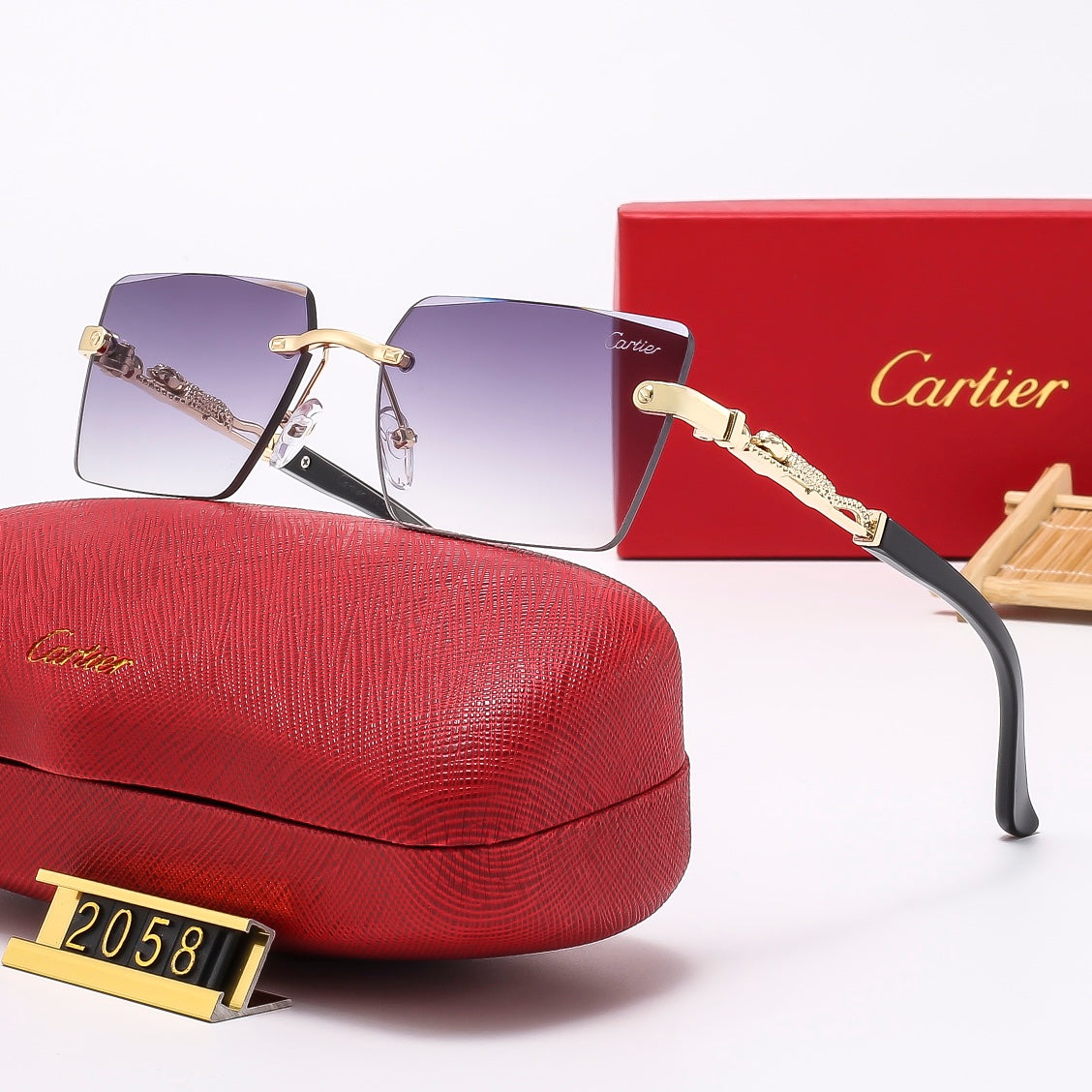 5 colors fashion sunglasses 2058