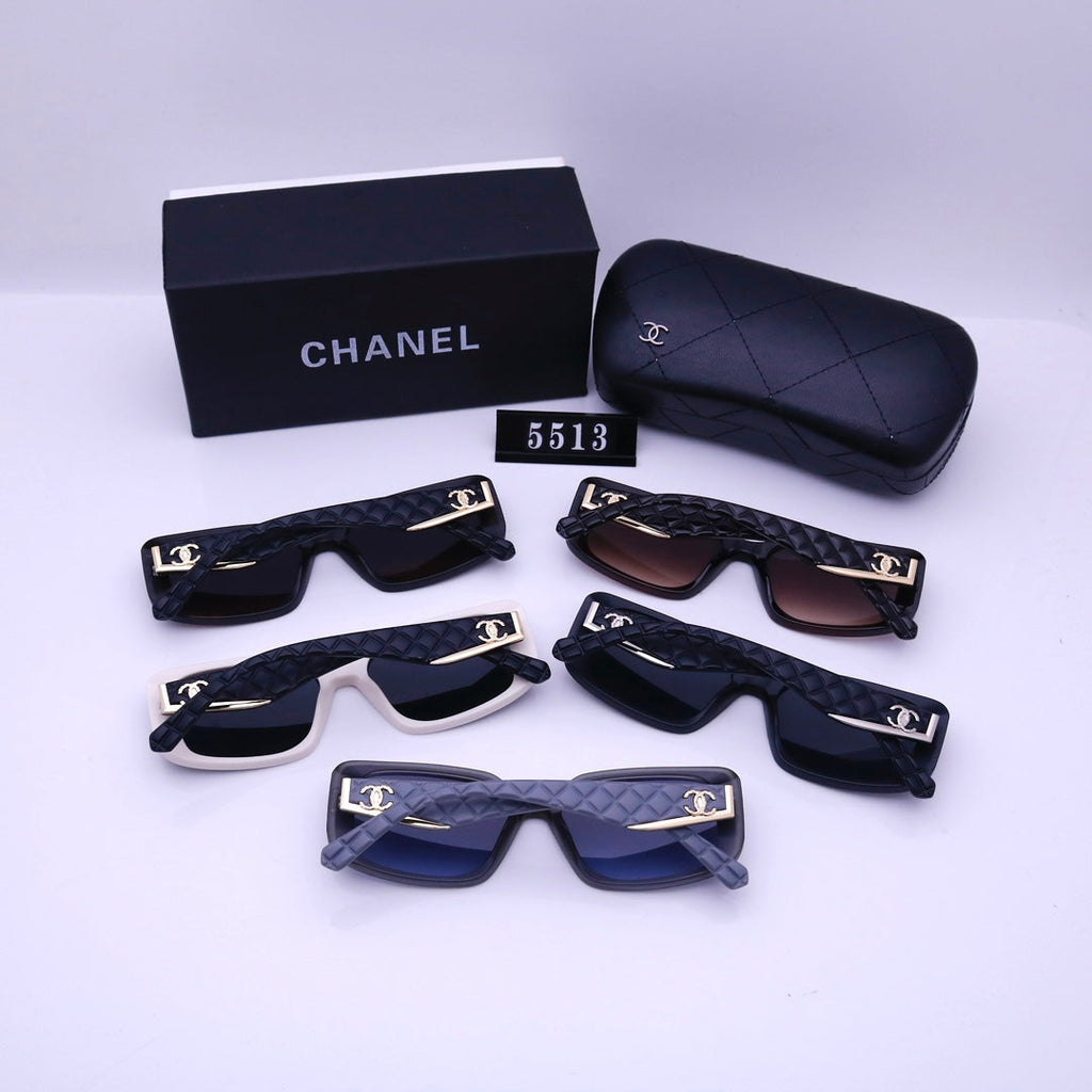 Retro Fashion Diamond Logo Sunglasses