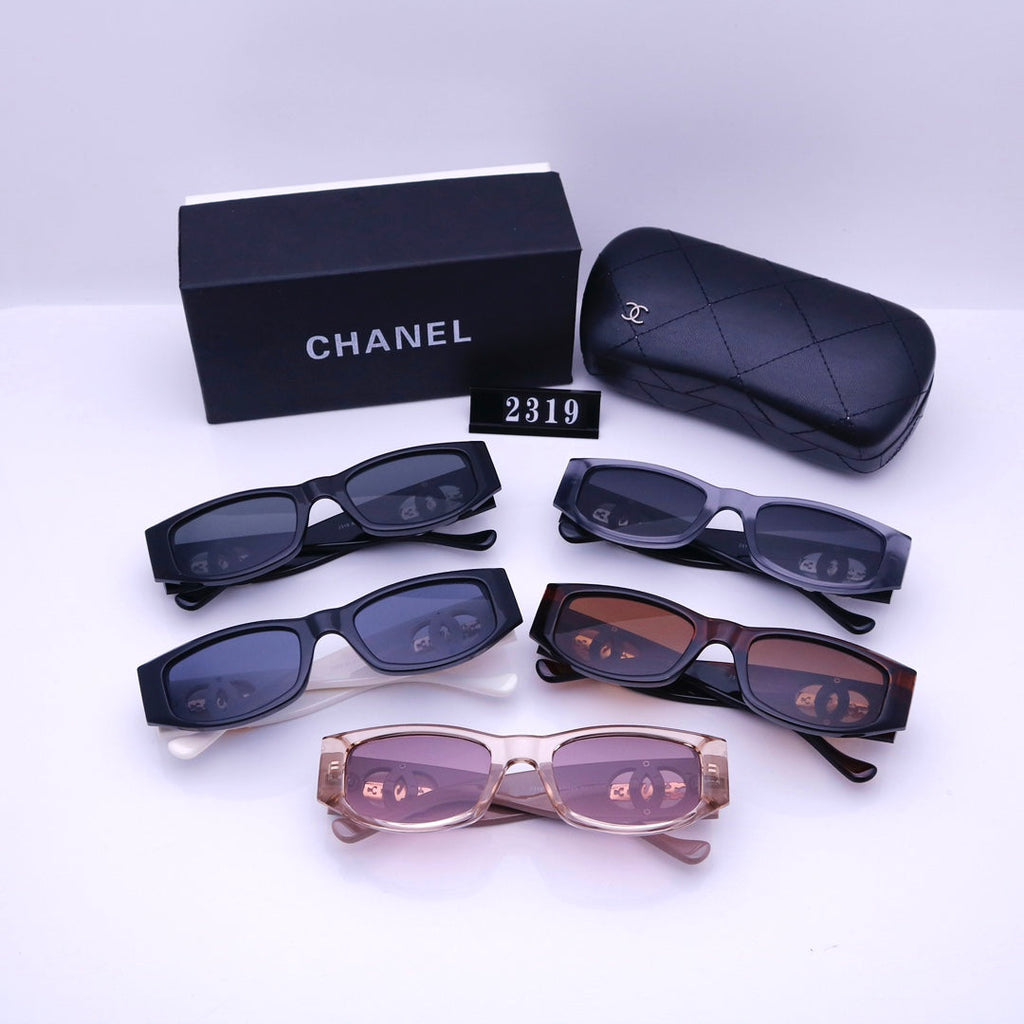 Vintage Metal Letter Engraving Sunglasses